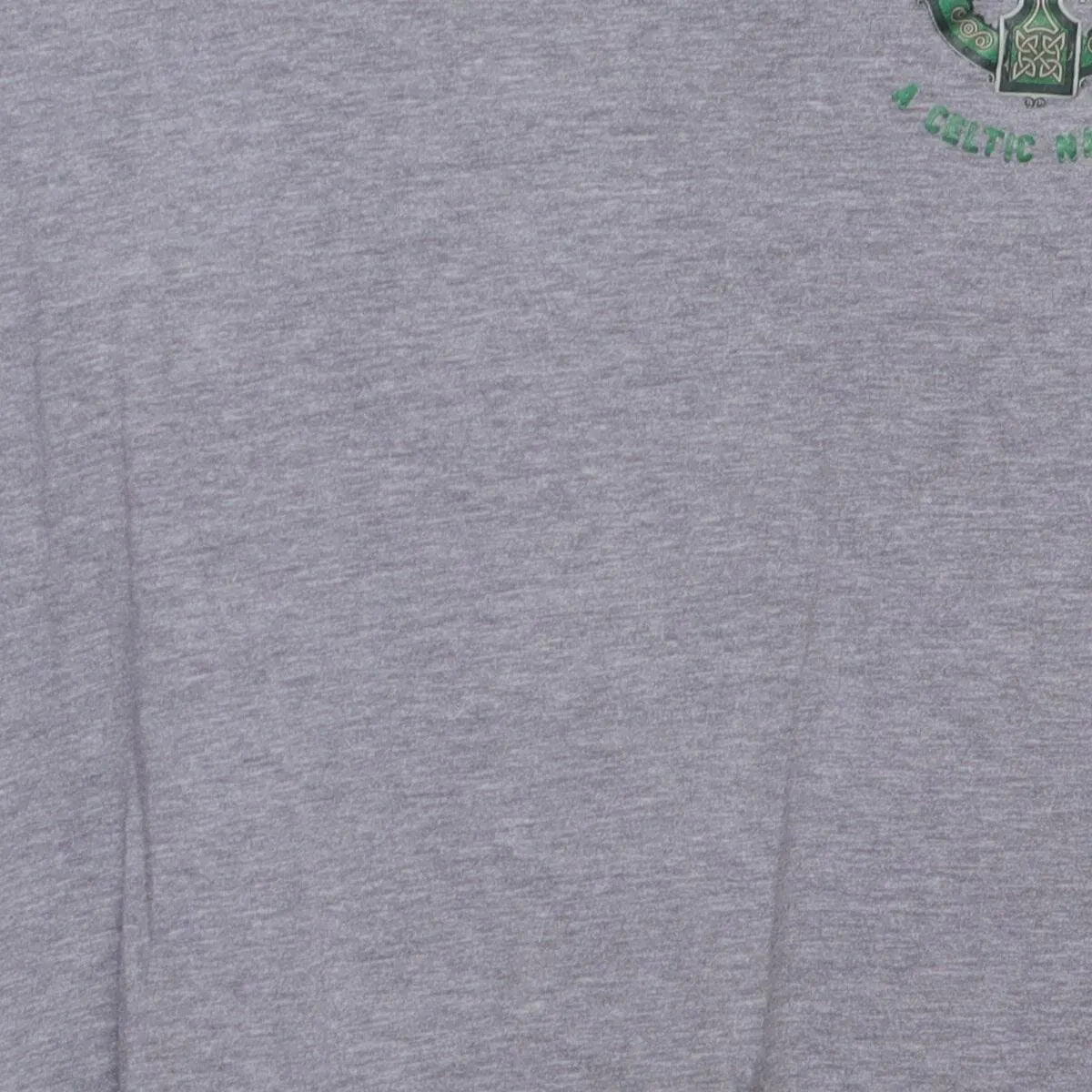 Close-up of the main graphic on the Vintage Modern Ireland Official Product "Ireland A Celtic Nation" T-Shirt - M