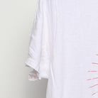 Close-up of the sleeve on the Vintage Modern Jack's "Fan Fuel" T-Shirt - L