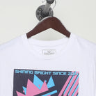 Close-up of the collar and tag on the Vintage Modern Jewel House "Shining Bright" T-Shirt - L
