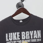 Close-up of the collar and tag on the Vintage Modern Luke Bryan "That's My Kind of Night Tour 2014" T-Shirt - L