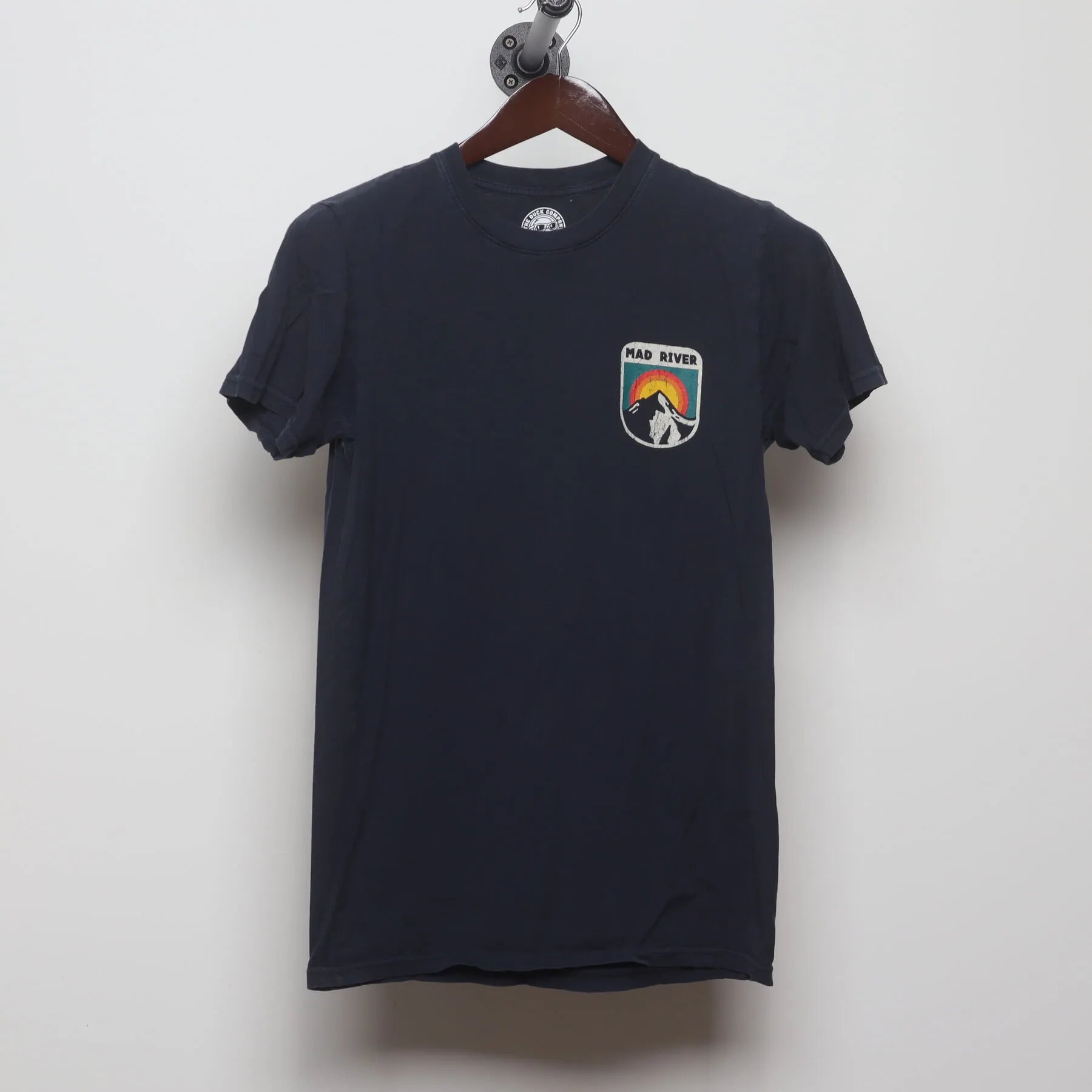 Front view of Vintage Modern Mad River Mountain "Mountain Sunset" T-Shirt - S