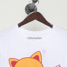 Close-up of the collar and tag on the Vintage Modern Maruchan "Ramen Cat" T-Shirt - L