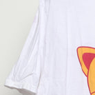 Close-up of the sleeve on the Vintage Modern Maruchan "Ramen Cat" T-Shirt - L