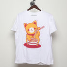 Front view of Vintage Modern Maruchan "Ramen Cat" T-Shirt - L