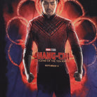 Close-up of the main graphic on the Vintage Modern Marvel "Shang-Chi Movie Poster" T-Shirt - M