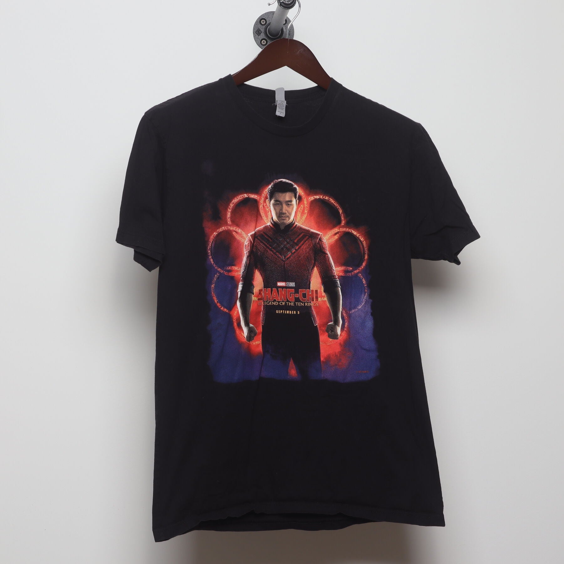 Front view of Vintage Modern Marvel "Shang-Chi Movie Poster" T-Shirt - M