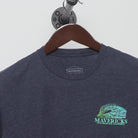 Close-up of the collar and tag on the Vintage Modern Mavericks California "Mavericks Wave" T-Shirt - M