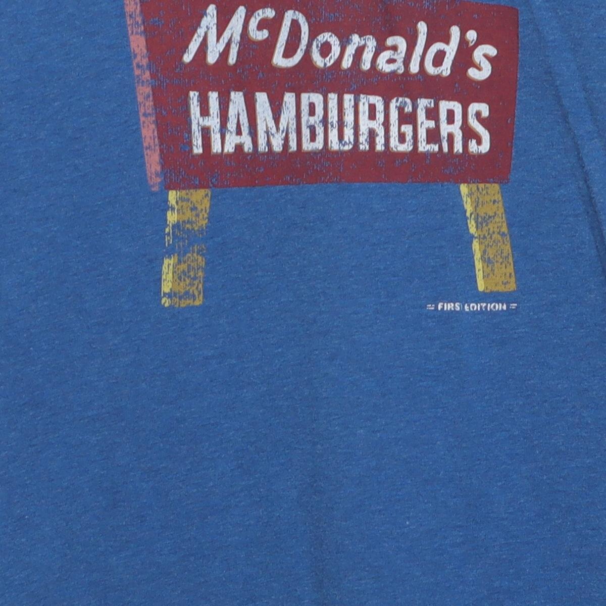 Close-up of the main graphic on the Vintage Modern McDonald's "Original Speedee Sign" T-Shirt - S