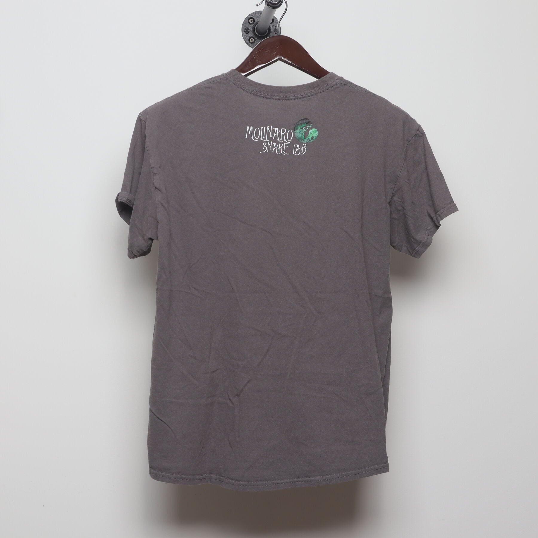 Back view of Vintage Modern Molinaro Snake Lab "Summoning Tarot Card" T-Shirt - M
