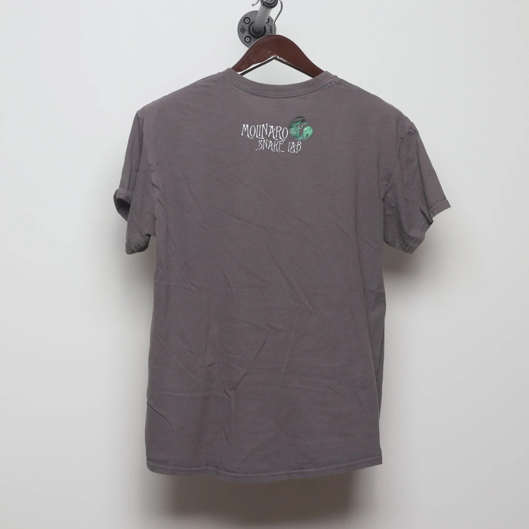 Back view of Vintage Modern Molinaro Snake Lab "Summoning Tarot Card" T-Shirt - M
