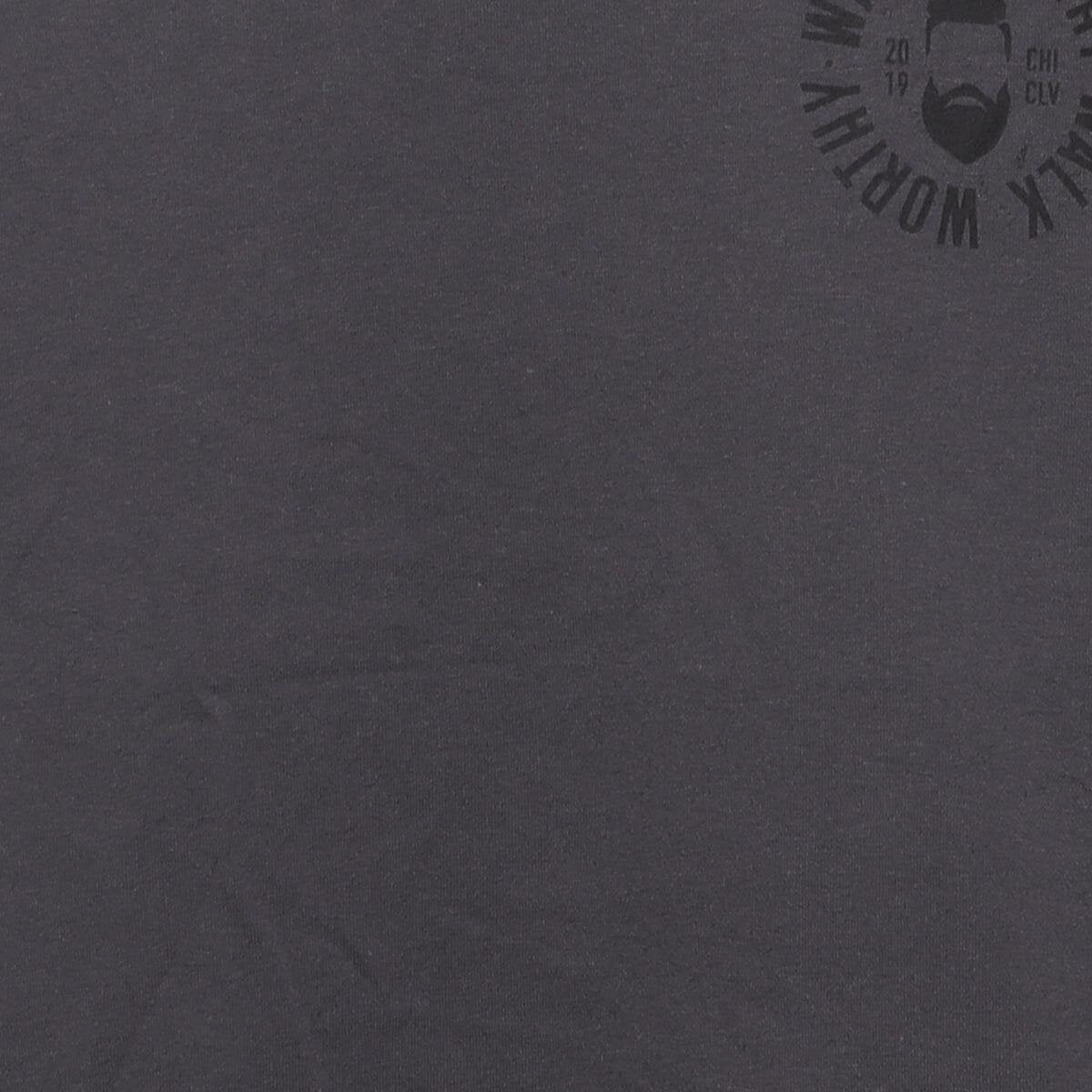 Close-up of the main graphic on the Vintage Modern Moody Radio "Walk Worthy Conference" T-Shirt - S