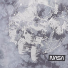 Close-up of the main graphic on the Vintage Modern NASA "Astronaut Tie-Dye" T-Shirt - S