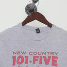 Close-up of the collar and tag on the Vintage Modern New Country 101.FIVE "Made in Georgia" T-Shirt - M