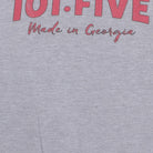 Close-up of the main graphic on the Vintage Modern New Country 101.FIVE "Made in Georgia" T-Shirt - M