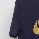 Close-up of the sleeve on the Vintage Modern Nike "BSBL Gold Foil" T-Shirt - S