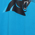 Close-up of the main graphic on the Vintage Modern Nike Carolina Panthers "Team Logo" T-Shirt - L