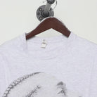 Close-up of the collar and tag on the Vintage Modern Nipsey Hussle "Never Let A Hard Time Humble Us" T-Shirt - L