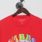 Close-up of the collar and tag on the Vintage Modern Peanuts "Snoopy Joe Cool Vibes" T-Shirt - XL
