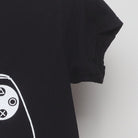 Close-up of the sleeve on the Vintage Modern PlayStation "Japanese Controller Graphic" T-Shirt - XS