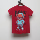 Front view of Vintage Modern Popular Poison "Done Trying" Bear T-Shirt - XS