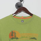 Close-up of the collar and tag on the Vintage Modern REI "Lakeside Sunset" T-Shirt - L
