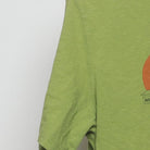 Close-up of the sleeve on the Vintage Modern REI "Lakeside Sunset" T-Shirt - L