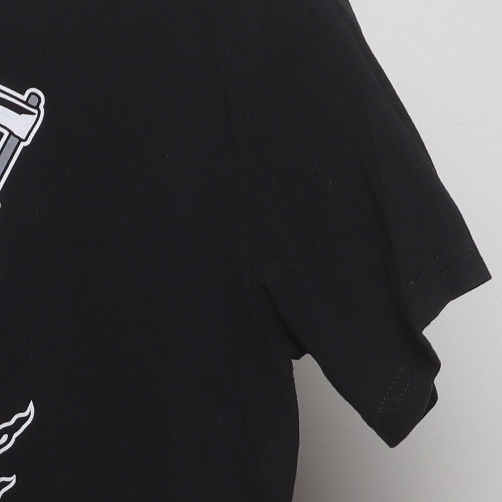 Close-up of the sleeve on the Vintage Modern Riot Society "Santa Cruz Reaper" T-Shirt - S