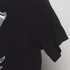 Close-up of the sleeve on the Vintage Modern Riot Society "Santa Cruz Reaper" T-Shirt - S