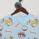 Close-up of the collar and tag on the Vintage Modern Rugrats "All Over Print" T-Shirt - S