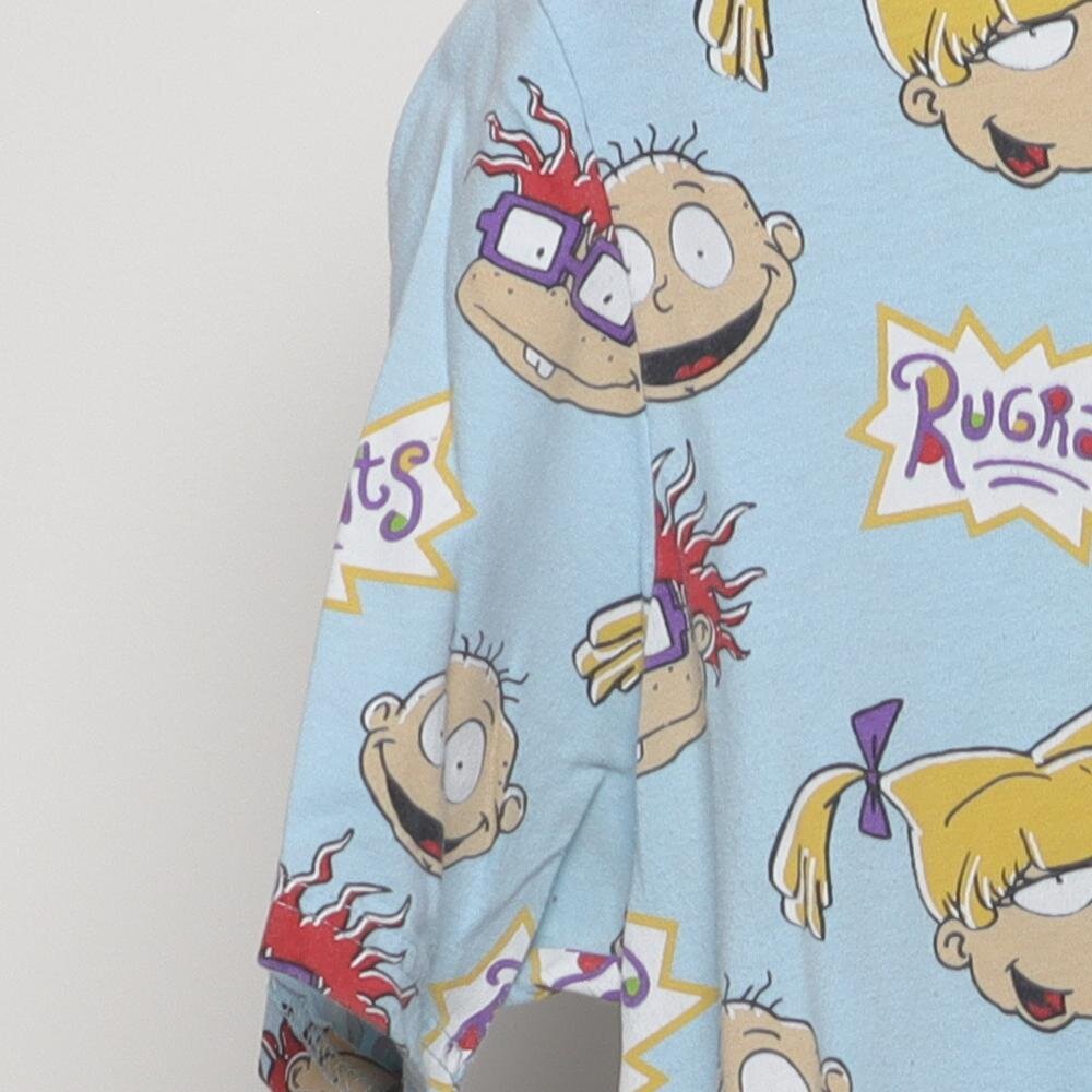Close-up of the sleeve on the Vintage Modern Rugrats "All Over Print" T-Shirt - S