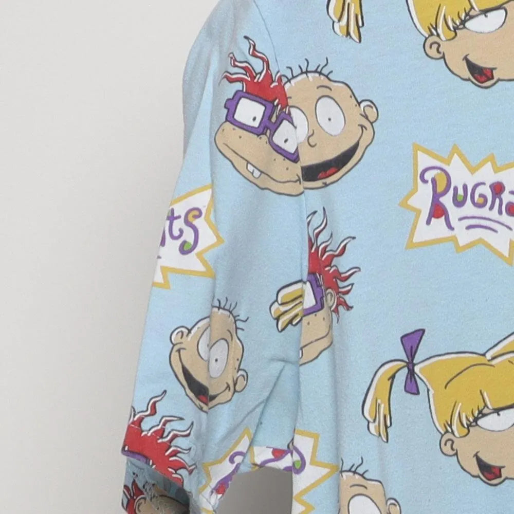 Close-up of the sleeve on the Vintage Modern Rugrats "All Over Print" T-Shirt - S
