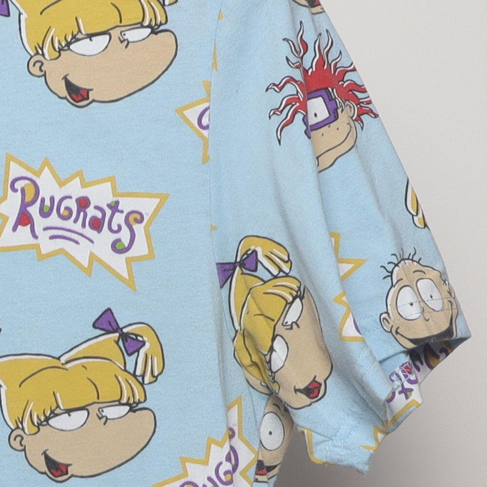 Close-up of the sleeve on the Vintage Modern Rugrats "All Over Print" T-Shirt - S