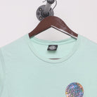 Close-up of the collar and tag on the Vintage Modern Santa Cruz "Cosmic Logo" T-Shirt - S