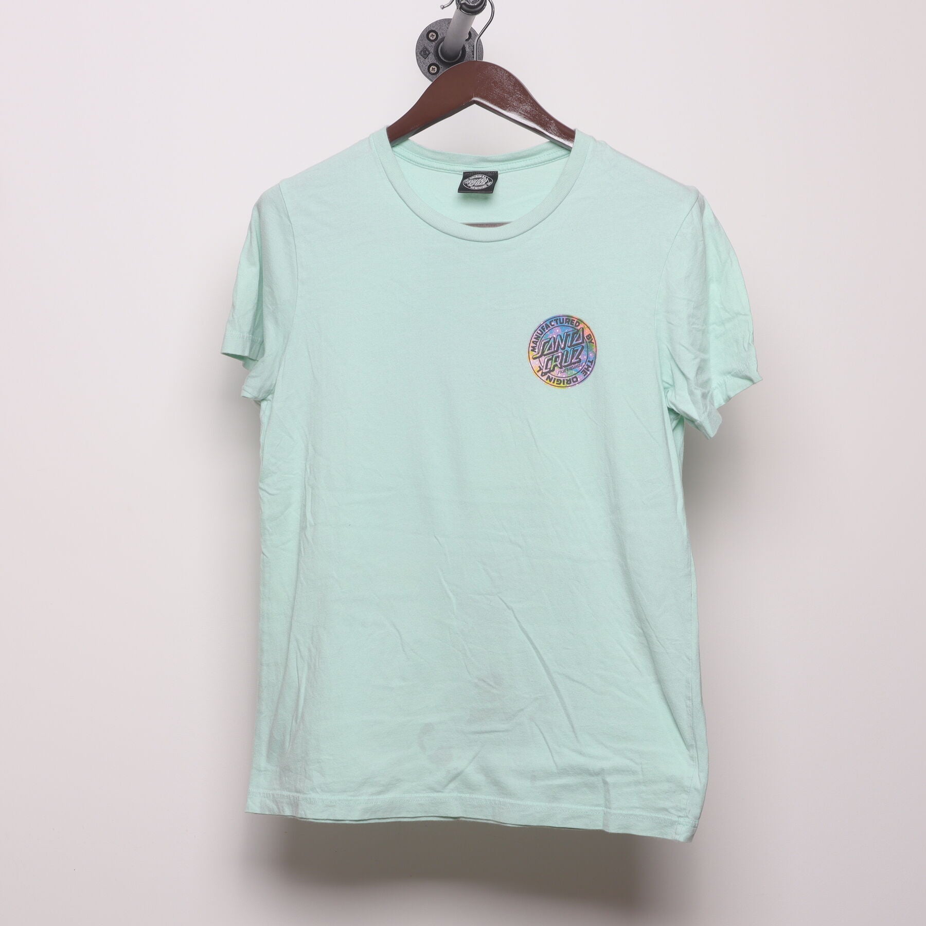 Front view of Vintage Modern Santa Cruz "Cosmic Logo" T-Shirt - S