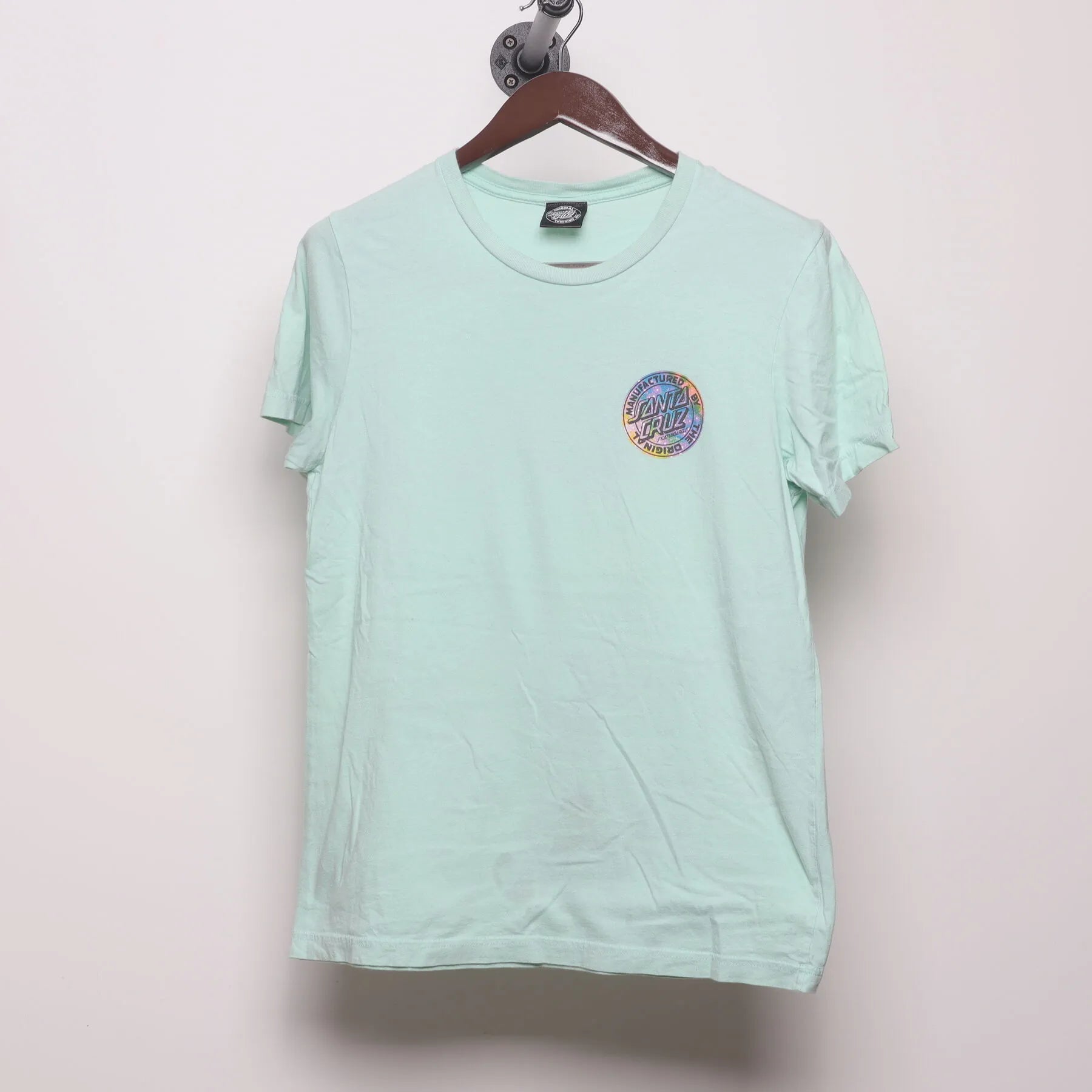 Front view of Vintage Modern Santa Cruz "Cosmic Logo" T-Shirt - S