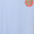 Close-up of the main graphic on the Vintage Modern Santa Cruz Skateboards "Classic Dot Logo" T-Shirt - XS