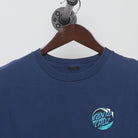 Close-up of the collar and tag on the Vintage Modern Santa Cruz "Wave Dot Logo" T-Shirt - XS