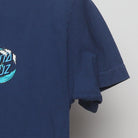 Close-up of the sleeve on the Vintage Modern Santa Cruz "Wave Dot Logo" T-Shirt - XS
