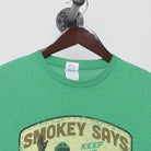 Close-up of the collar and tag on the Vintage Modern Smokey Bear "Keep It Green" T-Shirt - L