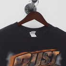 Close-up of the collar and tag on the Vintage Modern Snap-on "Rust To Riches" T-Shirt - L