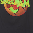 Close-up of the main graphic on the Vintage Modern Space Jam "Classic Logo" T-Shirt - XS