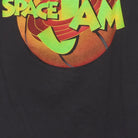 Close-up of the main graphic on the Vintage Modern Space Jam "Classic Logo" T-Shirt - XS