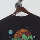 Close-up of the collar and tag on the Vintage Modern Space Jam "Tune Squad" T-Shirt - S