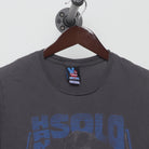 Close-up of the collar and tag on the Vintage Modern Star Wars "H. SOLO" T-Shirt - M