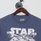 Close-up of the collar and tag on the Vintage Modern Star Wars "Millennium Falcon" T-Shirt - S