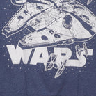 Close-up of the main graphic on the Vintage Modern Star Wars "Millennium Falcon" T-Shirt - S