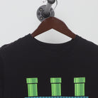 Close-up of the collar and tag on the Vintage Modern Super Mario Bros. "I'm Definitely In My Zone" T-Shirt - S