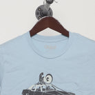 Close-up of the collar and tag on the Vintage Modern The Blues Brothers "Bluesmobile" T-Shirt - S