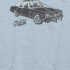 Close-up of the main graphic on the Vintage Modern The Blues Brothers "Bluesmobile" T-Shirt - S