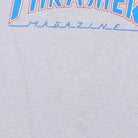 Close-up of the main graphic on the Vintage Modern Thrasher Magazine "Flame Logo" T-Shirt - XS